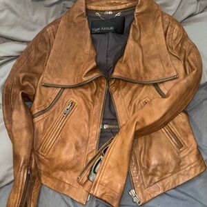Yigal Azrouel Women's Brown Leather Jacket